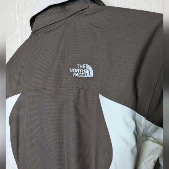 The North Face grey white HyVent utility jacket size medium - Picture 6 of 14